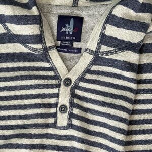 johnnie-O Men's Large Striped Sweater